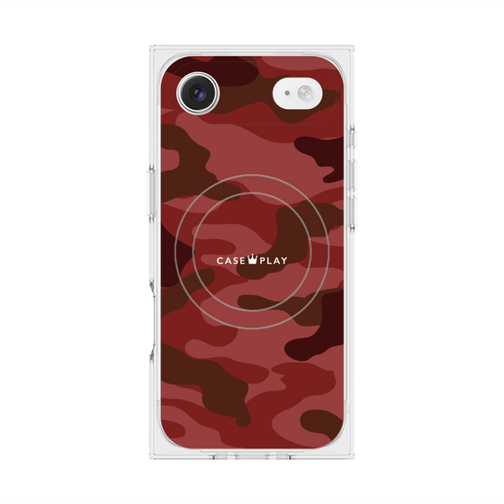 Premium Square Case with MagSafe［ Camouflage - Red ］