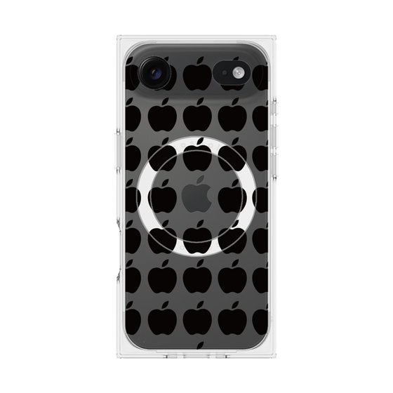 Premium Square Case with MagSafe［ Apple - Black ］