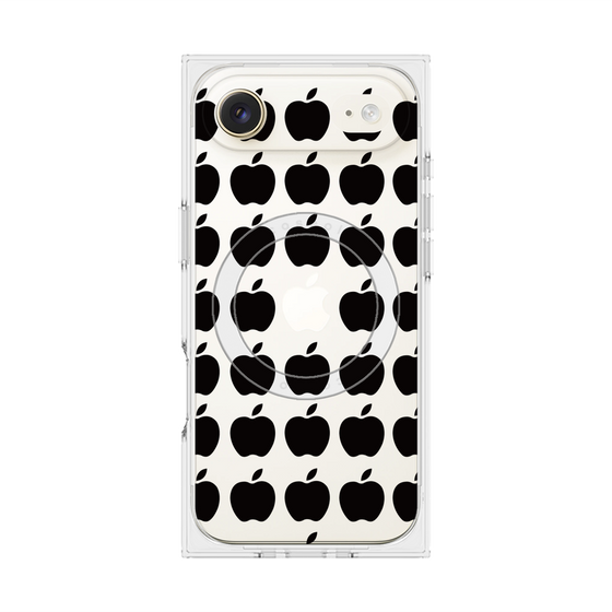 Premium Square Case with MagSafe［ Apple - Black ］