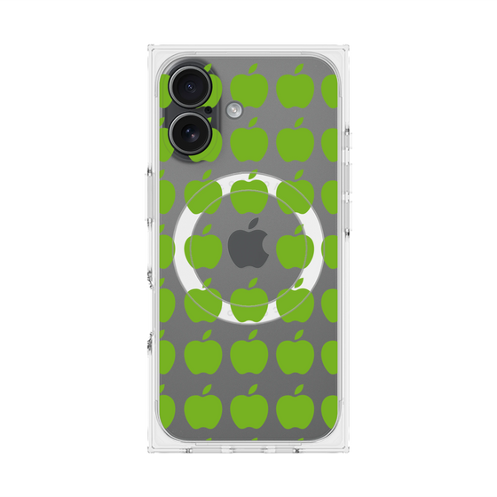 Premium Square Case with MagSafe［ Apple - Green ］