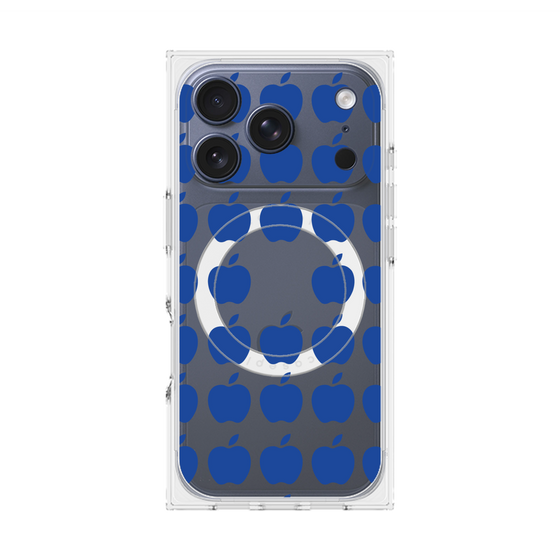 Premium Square Case with MagSafe［ Apple - Blue ］