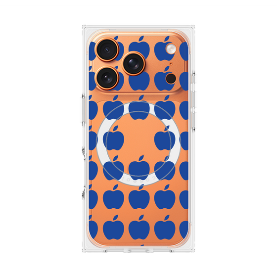 Premium Square Case with MagSafe［ Apple - Blue ］