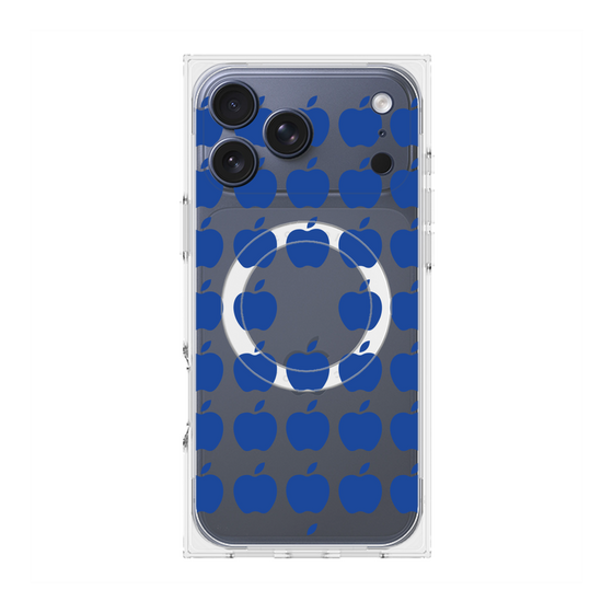 Premium Square Case with MagSafe［ Apple - Blue ］