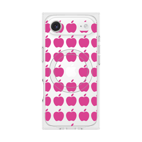 Premium Square Case with MagSafe［ Apple - Pink ］