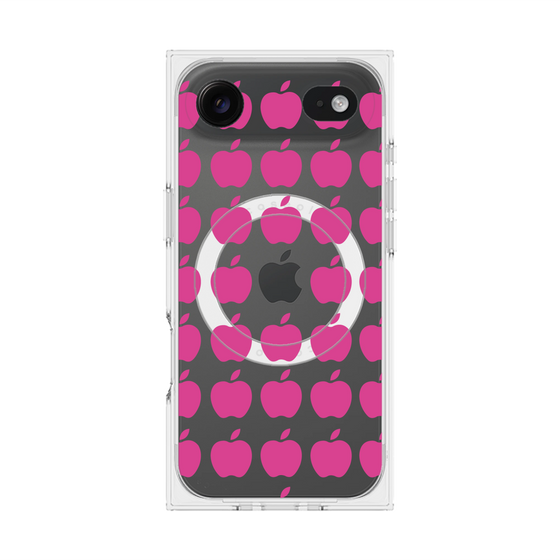 Premium Square Case with MagSafe［ Apple - Pink ］