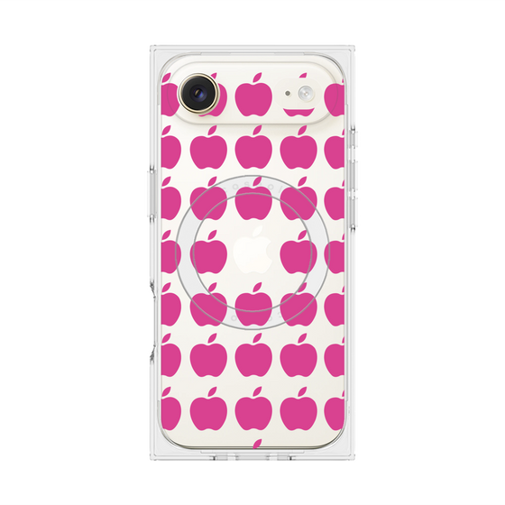 Premium Square Case with MagSafe［ Apple - Pink ］