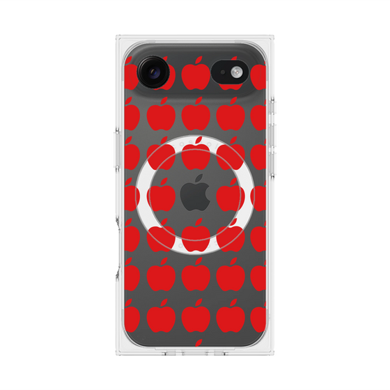 Premium Square Case with MagSafe［ Apple - Red ］