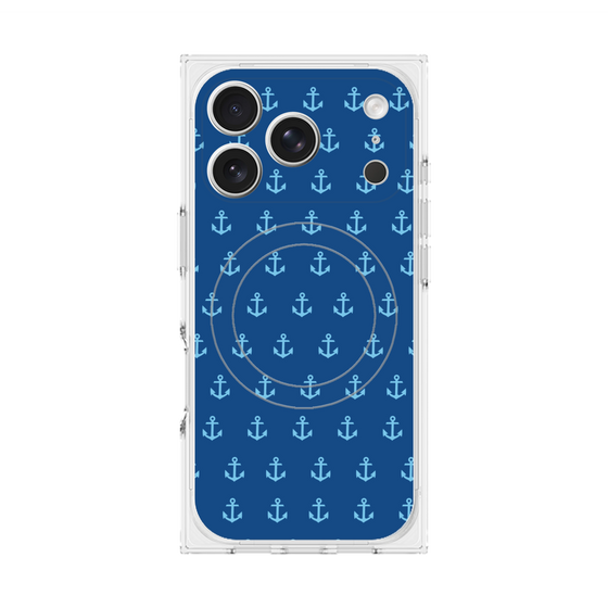 Premium Square Case with MagSafe［ Anchor - Blue ］