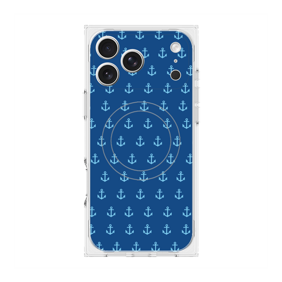 Premium Square Case with MagSafe［ Anchor - Blue ］