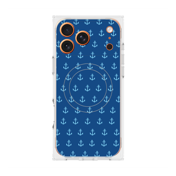 Premium Square Case with MagSafe［ Anchor - Blue ］