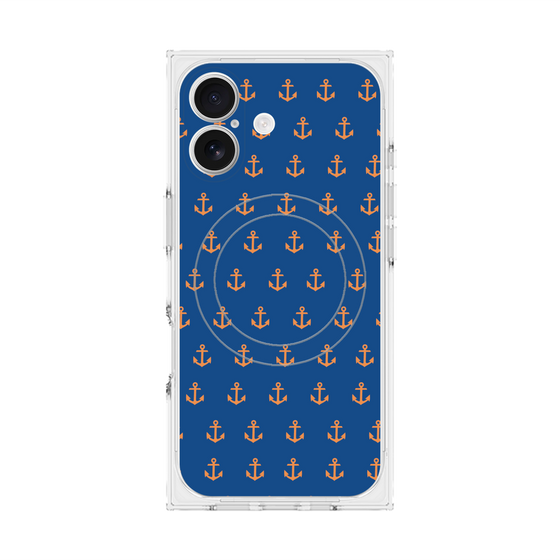 Premium Square Case with MagSafe［ Anchor - Orange ］