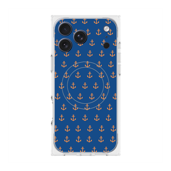 Premium Square Case with MagSafe［ Anchor - Orange ］