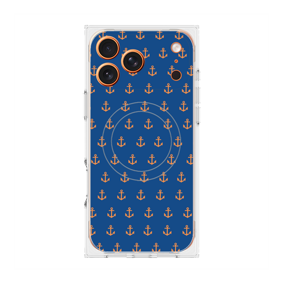 Premium Square Case with MagSafe［ Anchor - Orange ］