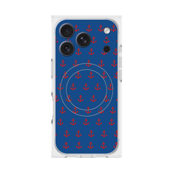 Premium Square Case with MagSafe［ Anchor - Red ］