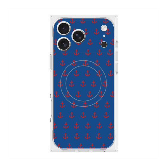 Premium Square Case with MagSafe［ Anchor - Red ］