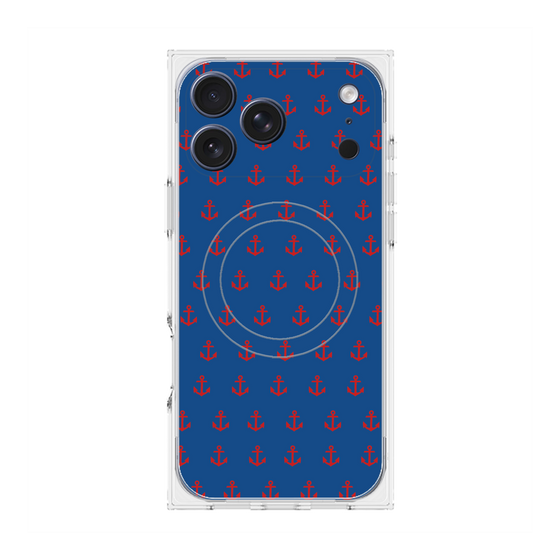 Premium Square Case with MagSafe［ Anchor - Red ］