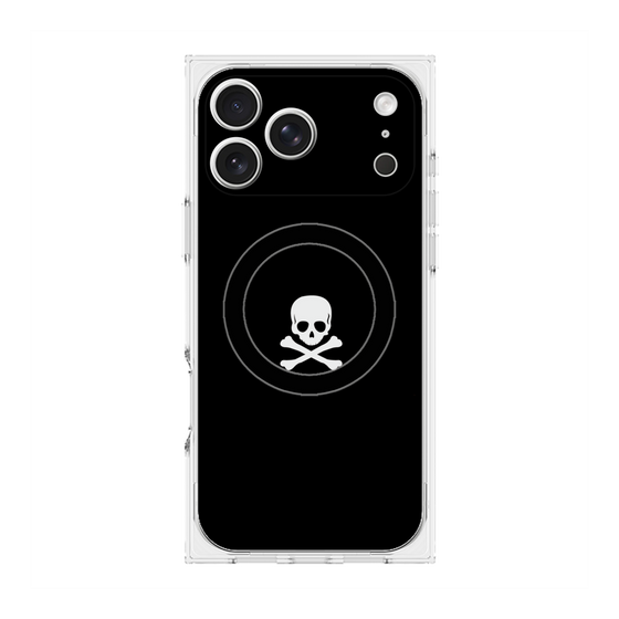 Premium Square Case with MagSafe［ Skull - Black ］
