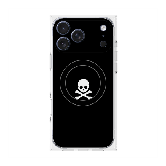 Premium Square Case with MagSafe［ Skull - Black ］