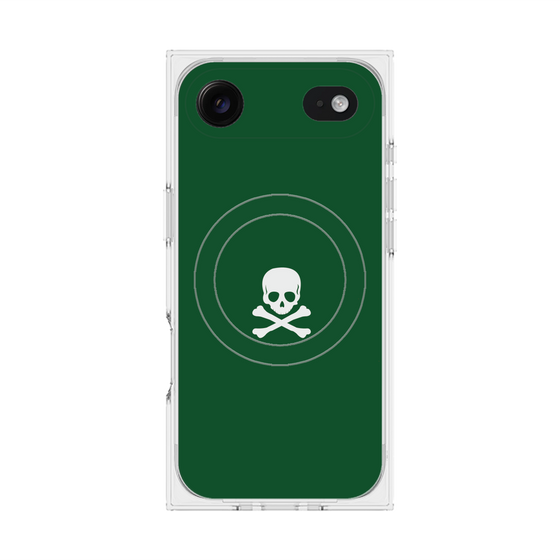 Premium Square Case with MagSafe［ Skull - Green ］