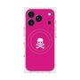 Premium Square Case with MagSafe［ Skull - Pink ］