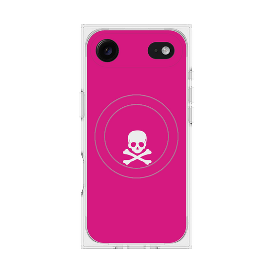 Premium Square Case with MagSafe［ Skull - Pink ］