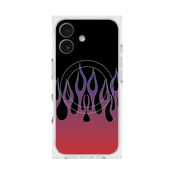 Premium Square Case with MagSafe［ Flame - Red ］