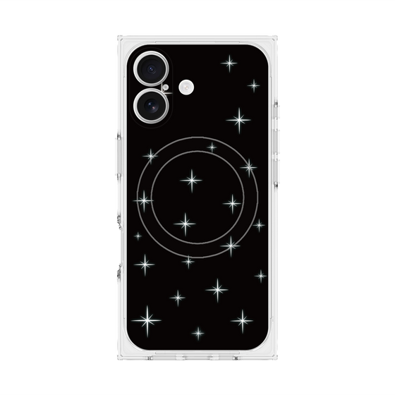 Premium Square Case with MagSafe［ Glitter - Black ］