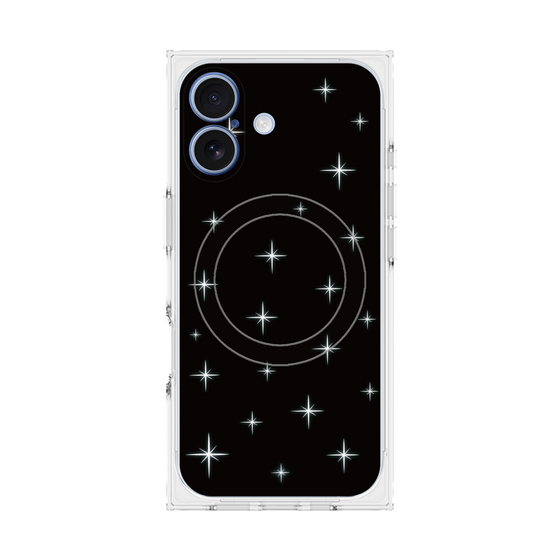 Premium Square Case with MagSafe［ Glitter - Black ］