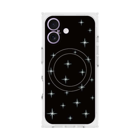 Premium Square Case with MagSafe［ Glitter - Black ］