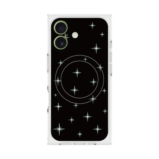 Premium Square Case with MagSafe［ Glitter - Black ］