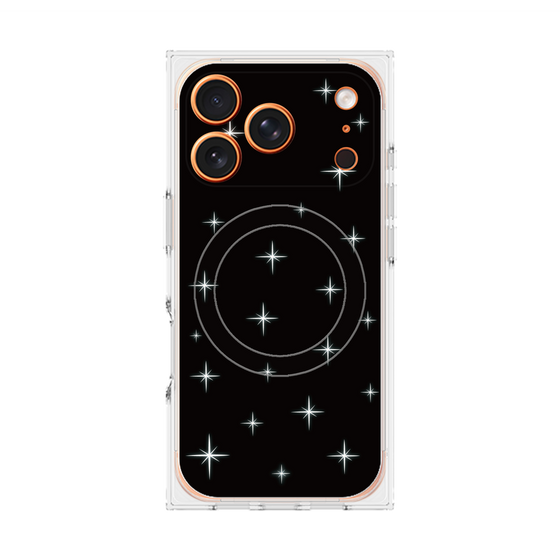 Premium Square Case with MagSafe［ Glitter - Black ］