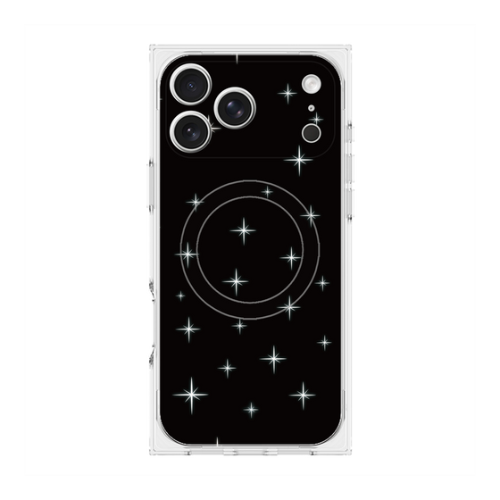 Premium Square Case with MagSafe［ Glitter - Black ］