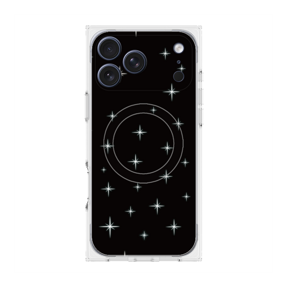 Premium Square Case with MagSafe［ Glitter - Black ］