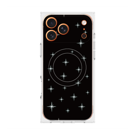 Premium Square Case with MagSafe［ Glitter - Black ］