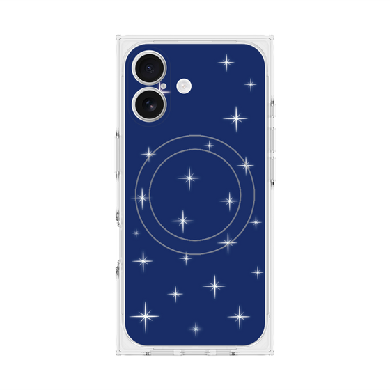 Premium Square Case with MagSafe［ Glitter - Blue ］