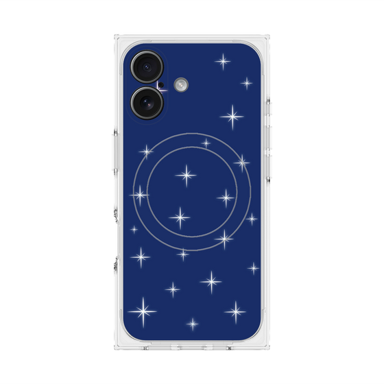 Premium Square Case with MagSafe［ Glitter - Blue ］