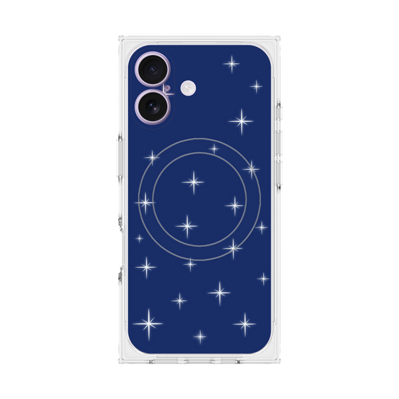 Premium Square Case with MagSafe［ Glitter - Blue ］