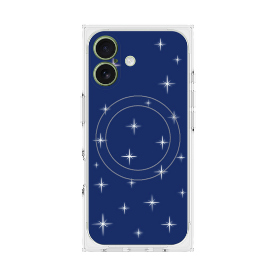 Premium Square Case with MagSafe［ Glitter - Blue ］