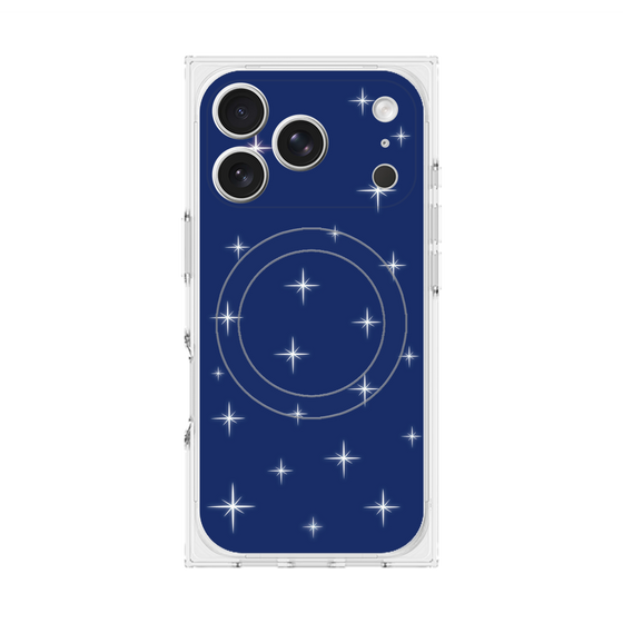 Premium Square Case with MagSafe［ Glitter - Blue ］