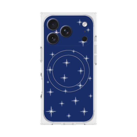 Premium Square Case with MagSafe［ Glitter - Blue ］