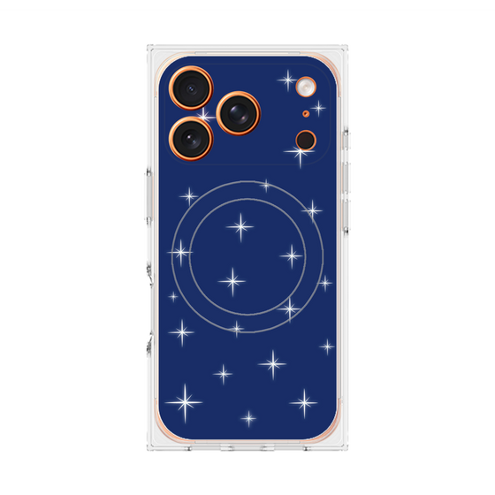 Premium Square Case with MagSafe［ Glitter - Blue ］