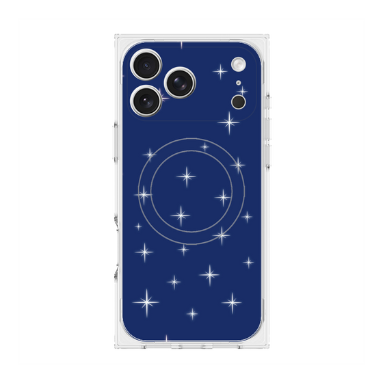 Premium Square Case with MagSafe［ Glitter - Blue ］