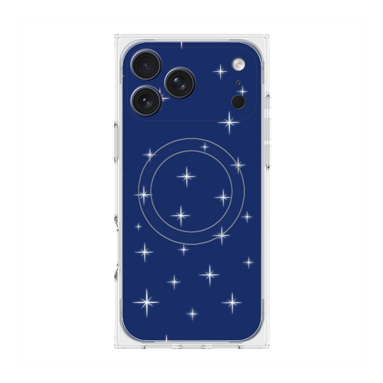 Premium Square Case with MagSafe［ Glitter - Blue ］