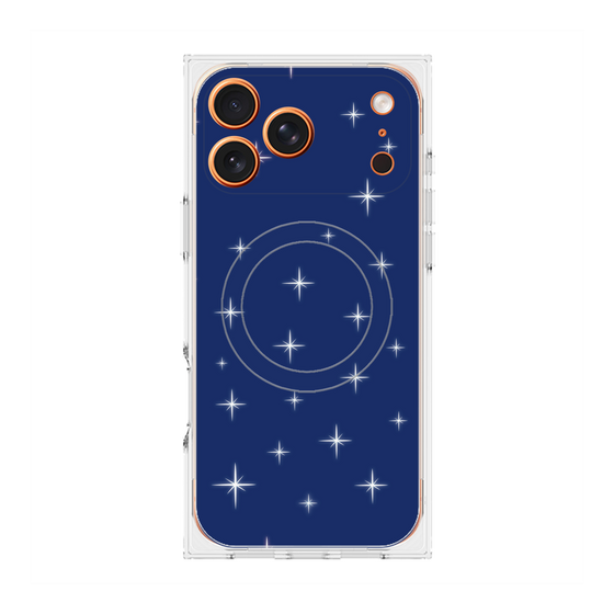 Premium Square Case with MagSafe［ Glitter - Blue ］