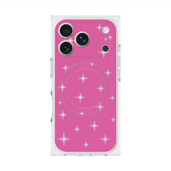 Premium Square Case with MagSafe［ Glitter - Pink ］