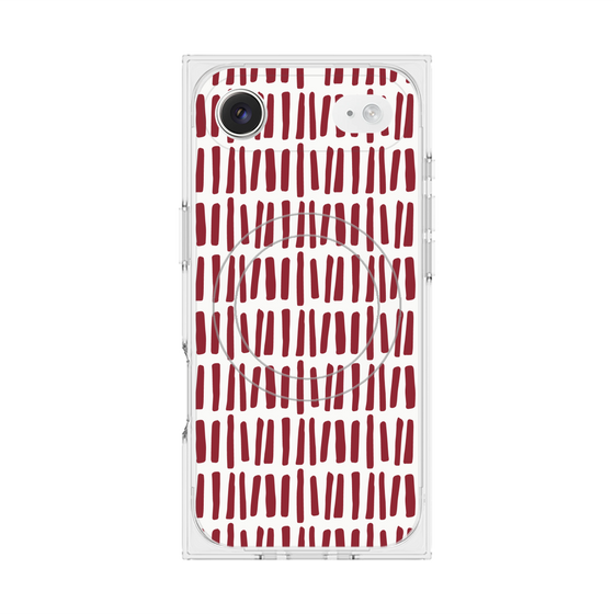 Premium Square Case with MagSafe［ Nordic - Red ］