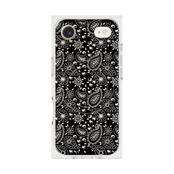 Premium Square Case with MagSafe［ Paisley - Black ］