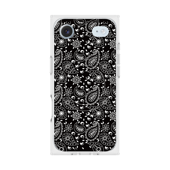 Premium Square Case with MagSafe［ Paisley - Black ］