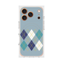 Premium Square Case with MagSafe［ Nordic Argyle - Blue ］