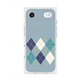 Premium Square Case with MagSafe［ Nordic Argyle - Blue ］
